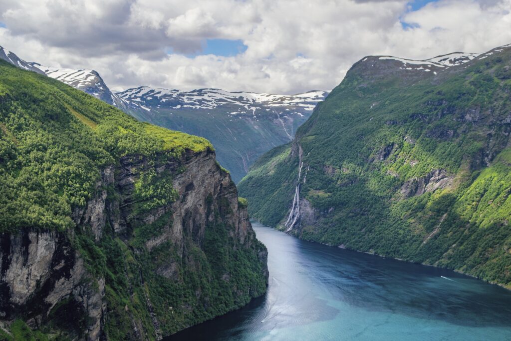 An Example of the Breathtaking Scenery of Norwegian Fjords