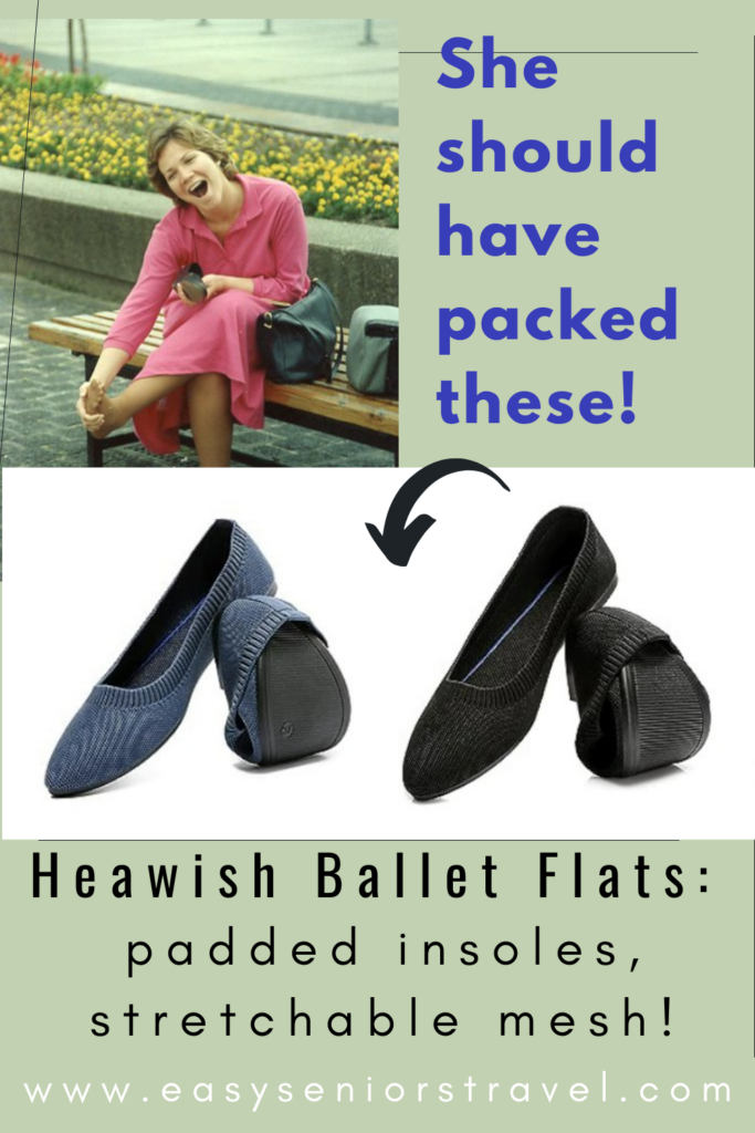 Foldabel, breathable ballet flats to tuck into your tote for sore feet emergencies.
