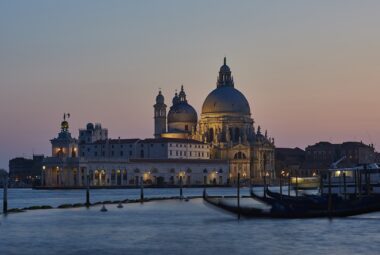 Venice at Sunset - showing Murano Island