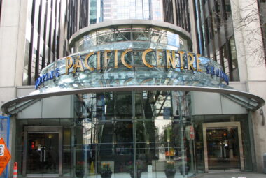 Entrance to the Pacific Centre Vancouver